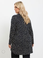 Yours Curve Black Jersey Shirt - Image 3 of 6