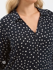 Yours Curve Black Jersey Shirt - Image 4 of 6