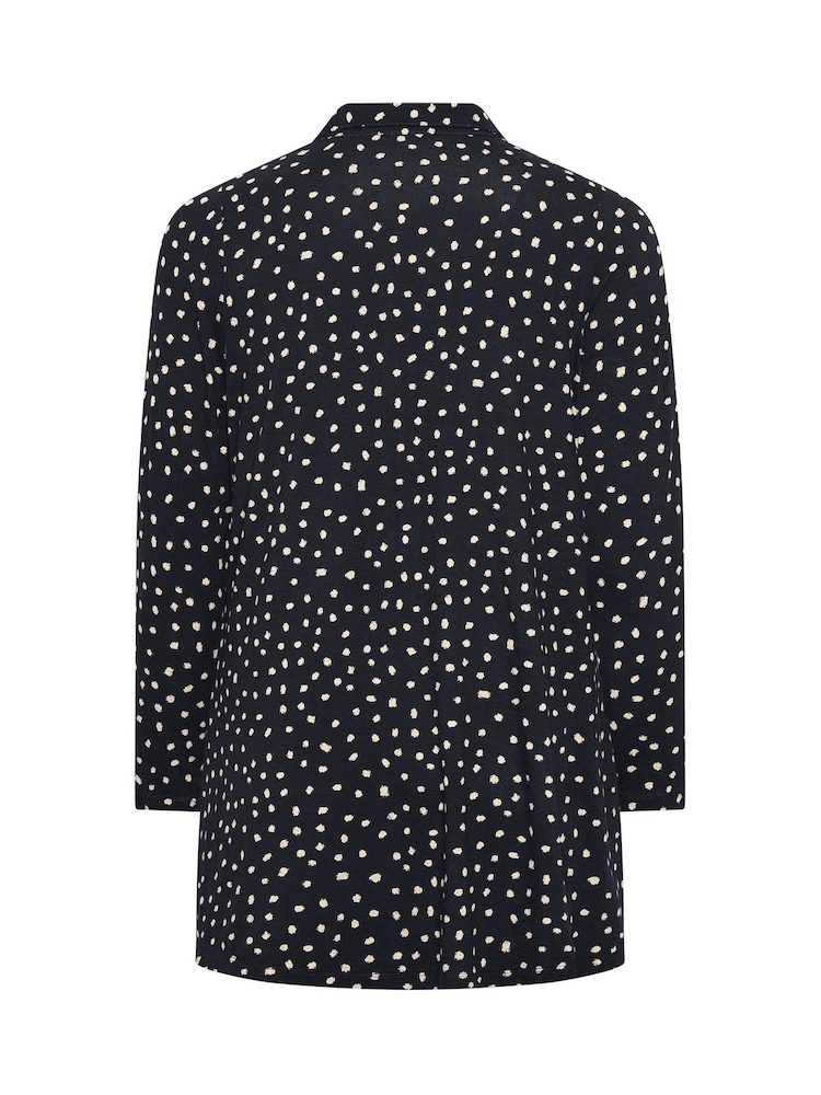 Yours Curve Black Jersey Shirt - Image 6 of 6 Yours Curve Black Jersey Shirt - Image 6 of 6