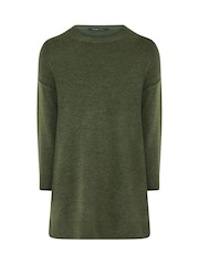 Yours Curve Green Jumper Dress - Image 5 of 6
