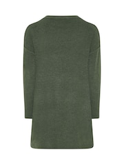 Yours Curve Green Jumper Dress - Image 6 of 6