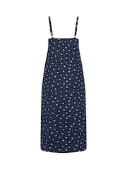 Yours Curve Blue Heart Soft Touch Chemise Nightdress - Image 6 of 6