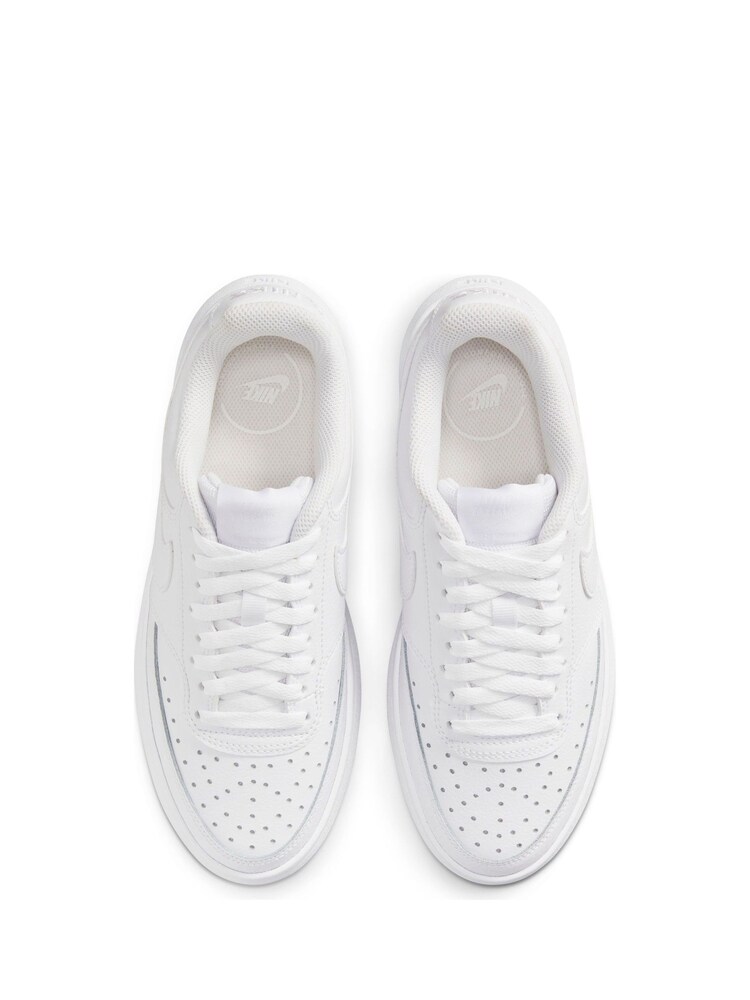 Nike White Court Vision Alta Platform Trainers - Image 2 of 8 Nike White Court Vision Alta Platform Trainers - Image 2 of 8