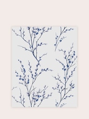 Laura Ashley Midnight Pussy Willow 10M Wallpaper - Image 2 of 4