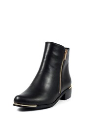 Lunar Brise Faux Leather Black Ankle Boots - Image 2 of 8