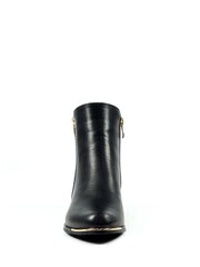 Lunar Brise Faux Leather Black Ankle Boots - Image 4 of 8