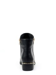 Lunar Brise Faux Leather Black Ankle Boots - Image 5 of 8
