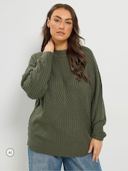 Yours Curve Green Country Calling Jumper - Image 1 of 6