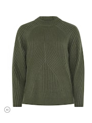 Yours Curve Green Country Calling Jumper - Image 5 of 6
