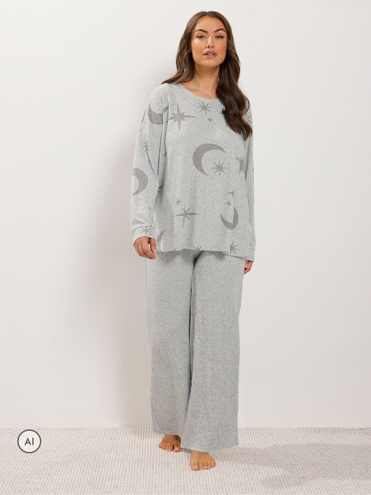 Yours Curve Grey Celestial Jumper - Image 2 of 7