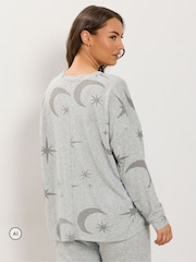 Yours Curve Grey Celestial Jumper - Image 3 of 7
