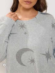 Yours Curve Grey Celestial Jumper - Image 4 of 7