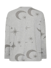 Yours Curve Grey Celestial Jumper - Image 7 of 7