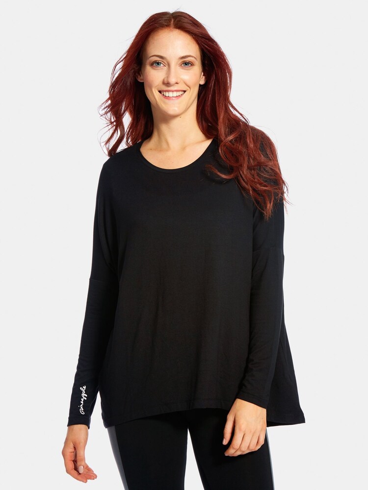 Pineapple Black Long Sleeve Top - Image 1 of 5