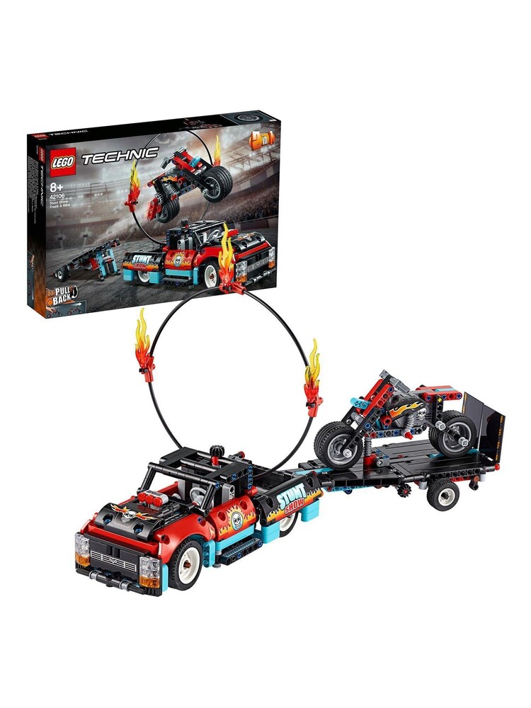 LEGO Technic Stunt Show Truck & Bike Toys Set 42106 - Image 1 of 8