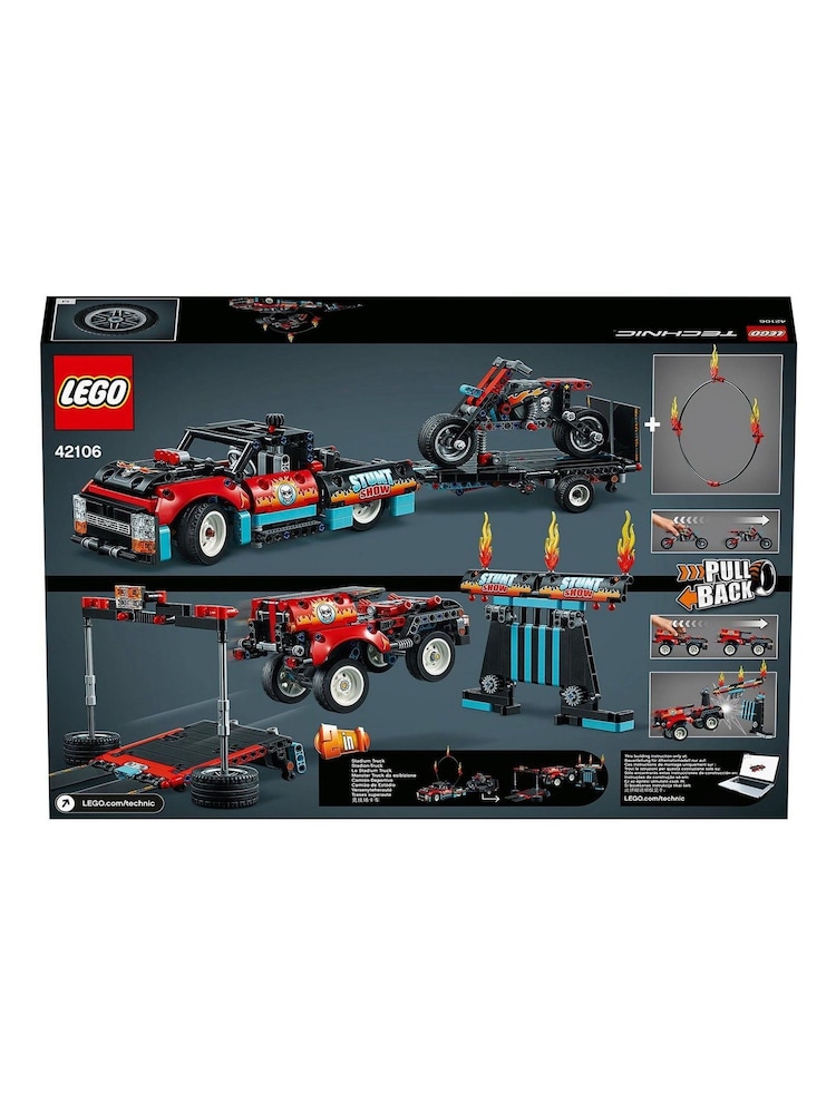 LEGO Technic Stunt Show Truck & Bike Toys Set 42106 - Image 8 of 8