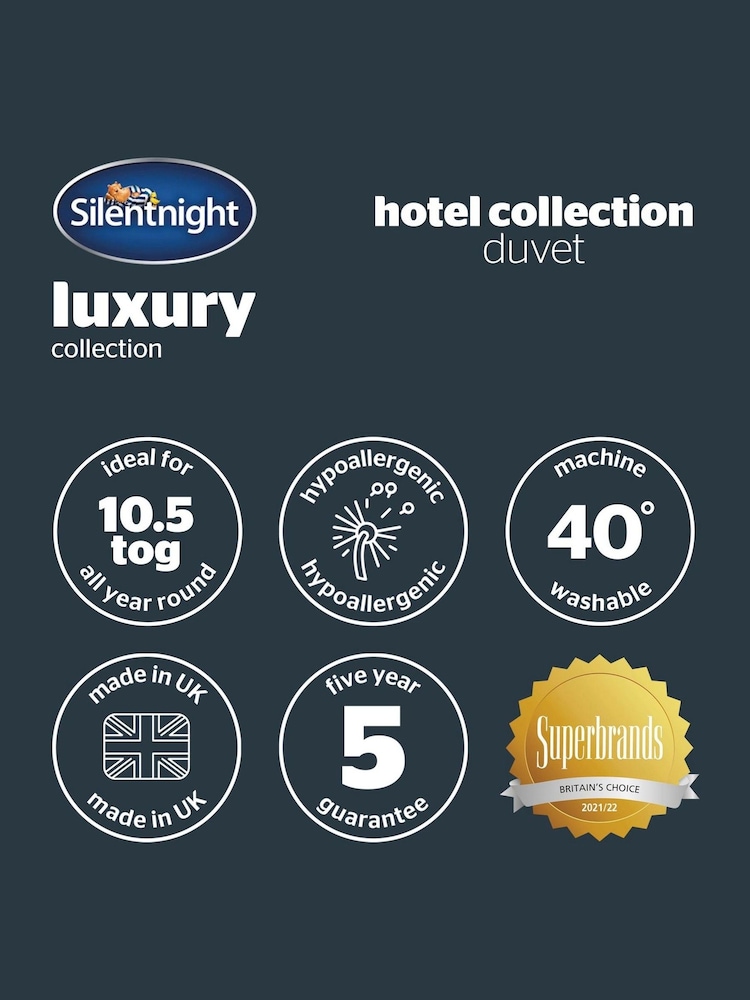 Silentnight Hotel Collection 10.5 Tog Duvet - Image 9 of 9