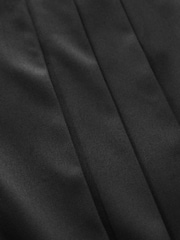 Black Mid Rise Wide Leg Pleated Trousers - Image 6 of 7