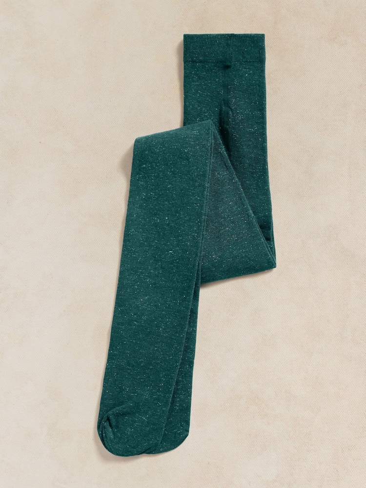 White Stuff Teal Blue Sienna Sparkle Tights - Image 1 of 2 White Stuff Teal Blue Sienna Sparkle Tights - Image 1 of 2
