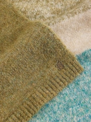 White Stuff Green Ombre Knitted Scarf - Image 3 of 3