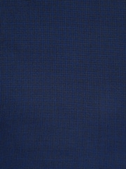 Bright Blue Tailored Signature TG Di Fabio Wool Rich Puppytooth Suit Jacket - Image 11 of 12