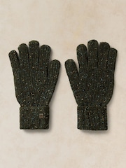 White Stuff Green Nep Rib Gloves - Image 1 of 3