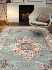 Asiatic Rugs Grey Colt Medallion Rug - Image 1 of 4