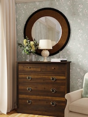 Laura Ashley Dark Chestnut Garrat 2+3 Drawer Chest - Image 1 of 6