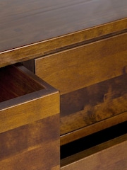 Laura Ashley Dark Chestnut Garrat 2+3 Drawer Chest - Image 5 of 6