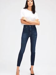 7 For All Mankind Aubrey High Rise Skinny Jeans - Image 3 of 7