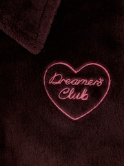 红色 - River Island Dreamer Club 夹克和慢跑裤丝绒套装 - 5的图像4｝