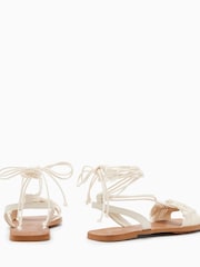 AllSaints White Donna Sandals - Image 3 of 5