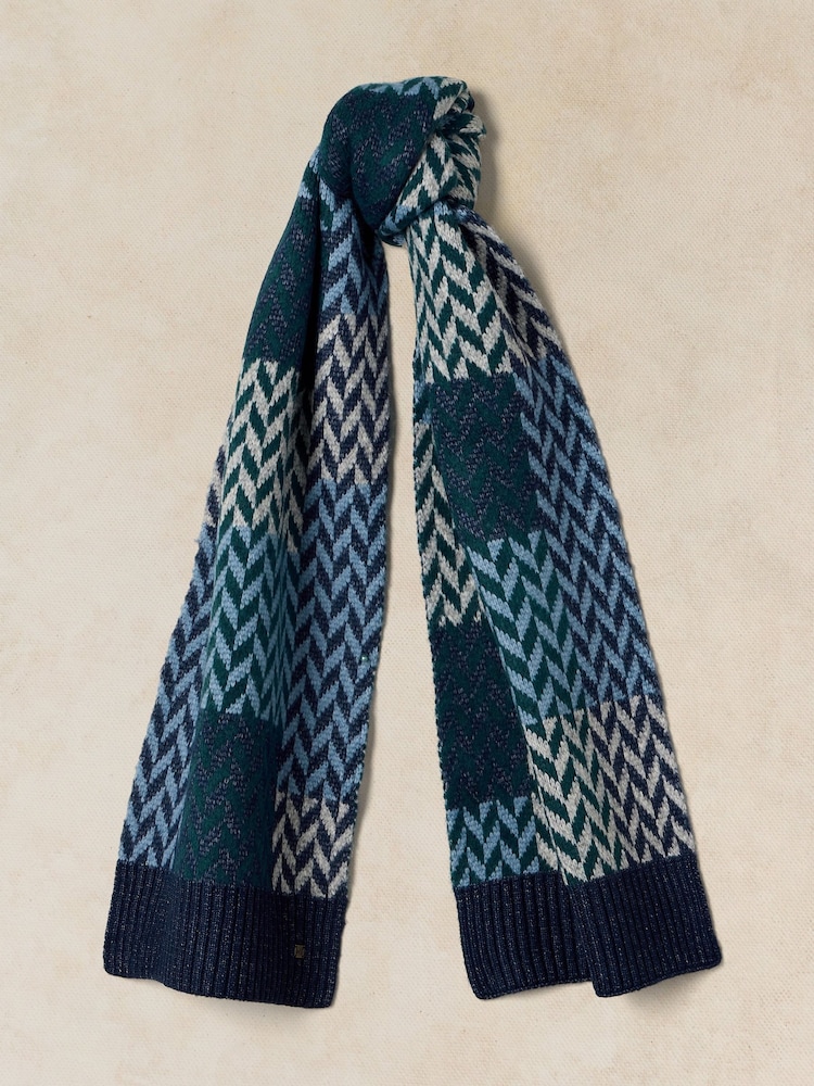 White Stuff Stitch Detail Scarf - Larawan 1 ng 3 White Stuff Stitch Detail Scarf - Larawan 1 ng 3