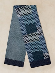 White Stuff Stitch Detail Scarf - Larawan 2 ng 3