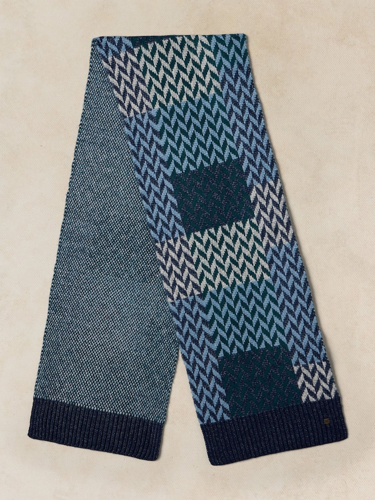 White Stuff Stitch Detail Scarf - Larawan 2 ng 3 White Stuff Stitch Detail Scarf - Larawan 2 ng 3