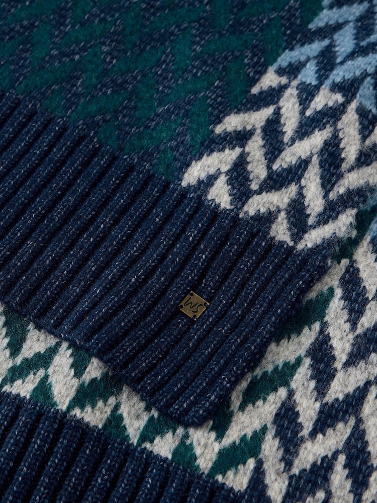 White Stuff Stitch Detail Scarf - Larawan 3 ng 3 White Stuff Stitch Detail Scarf - Larawan 3 ng 3