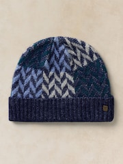 White Stuff Blue Stitch Detail Hat - Image 1 of 2