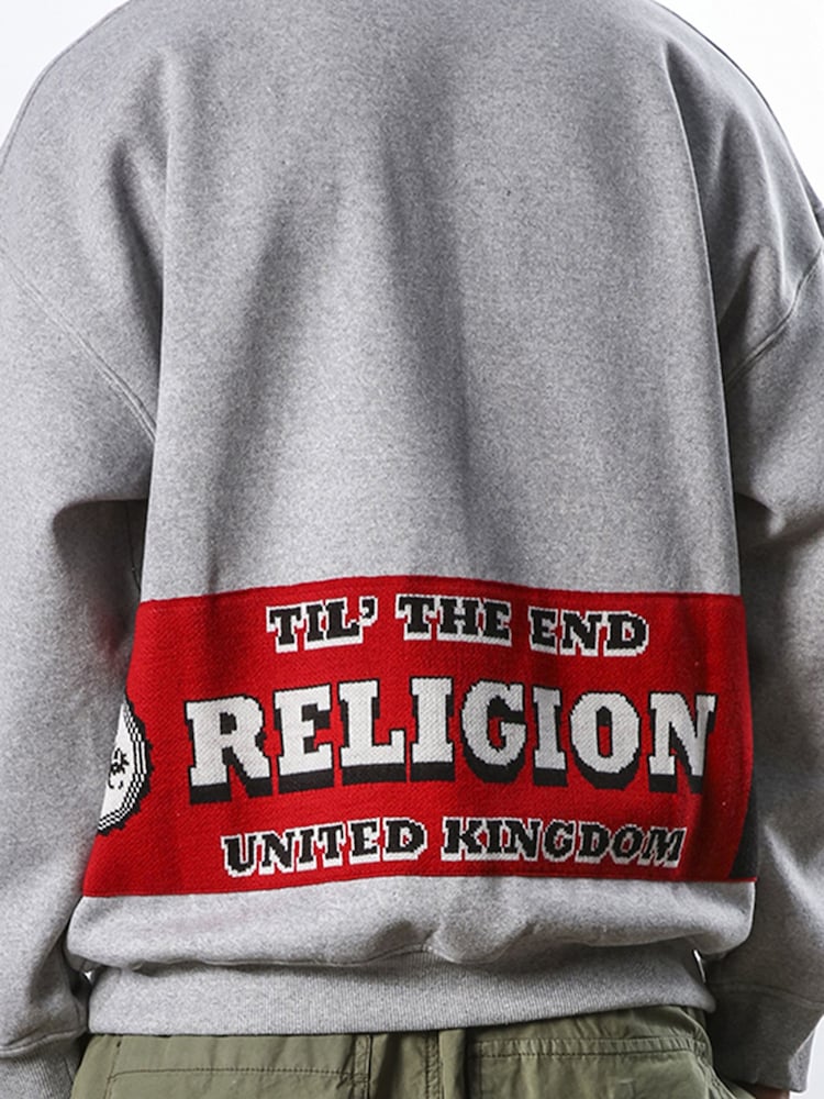 Religion Natural Relaxed Fit Soft Brushed Back Sweatshirt - Image 5 of 5
