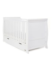 Obaby White Stamford Classic Nursery Furniture Set 3 Piece - Image 2 of 12