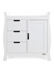 Obaby White Stamford Classic Nursery Furniture Set 3 Piece - Image 8 of 12