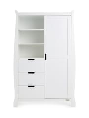Obaby White Stamford Classic Nursery Furniture Set 3 Piece - Image 9 of 12