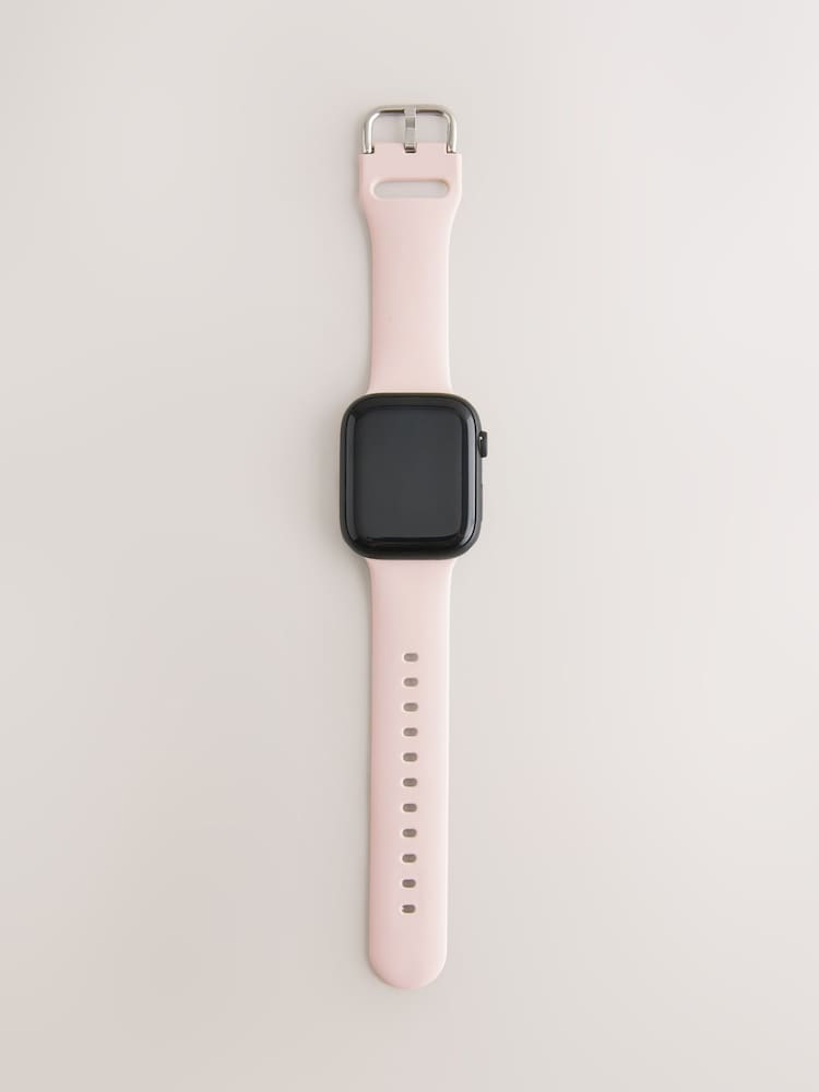 Pink Silicone Watch Strap - Image 8 of 8