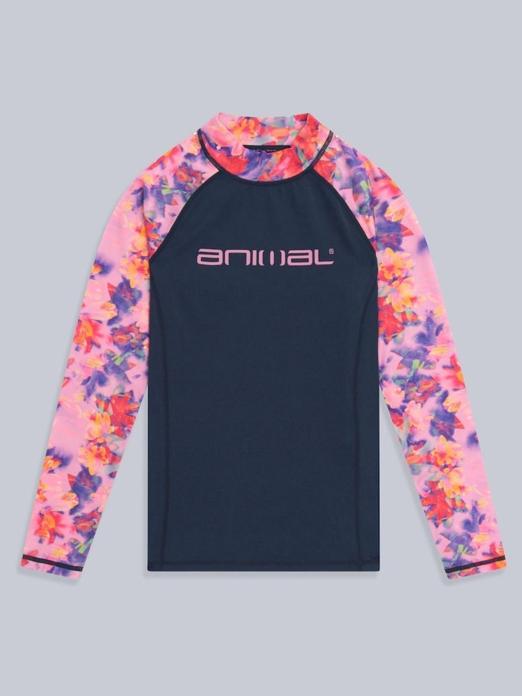 Animal Pink Kids Carly Rash Vest - Image 2 of 3