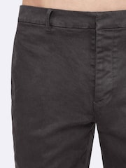AllSaints Black Haydon Slim Chino Trousers - Image 4 of 8