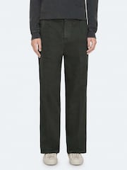 Πράσινο - AllSaints Aston Wide Chino Trousers - Εικόνα 2 από 8