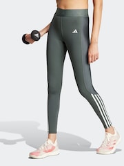 adidas Green Hyperglam Shine Full Length Leggings - Image 1 of 6