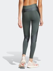 adidas Green Hyperglam Shine Full Length Leggings - Image 2 of 6