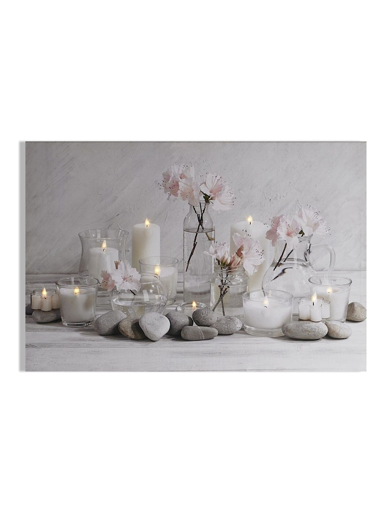 Art For The Home Pink Serenity LED Wall Art - Image 2 of 2