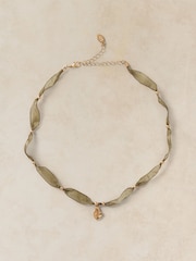 White Stuff Mimi Ribbon Charm Necklace - صورة 1 من 2
