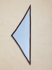 White Stuff Blue Triangle Scarf - Image 3 of 4